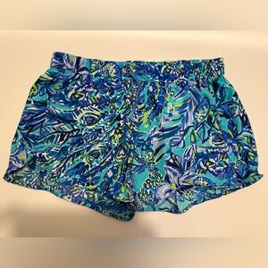 Lilly Pulitzer Nylon Drawstring Shorts- Size Medium